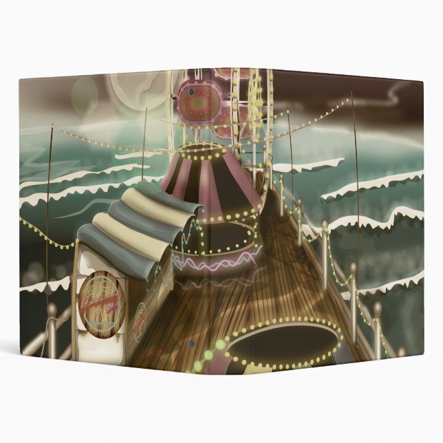 Vintage Fairground seaside Peer Binder (Background)