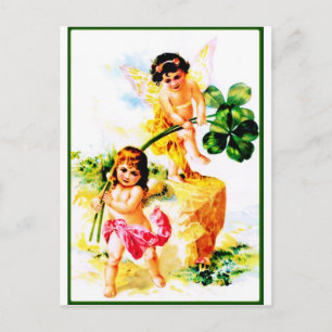 Vintage Fairies Postcard