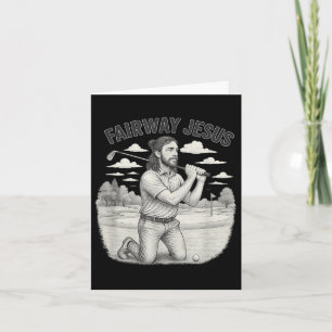 Vintage Fairway Of Jesus Christian Golfer Jesus Sp Card