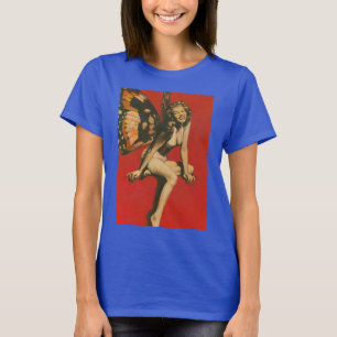 Vintage Fairy Burnout Ladies T-shirt