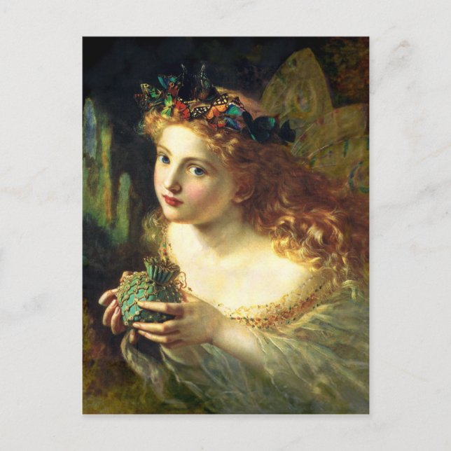 Vintage Fairy Girl by Sophie Gengembre Anderson Postcard (Front)