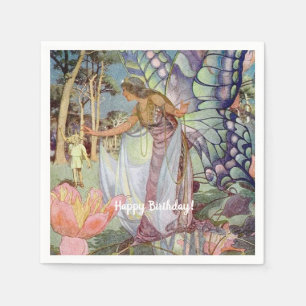 Vintage Fairy Napkin