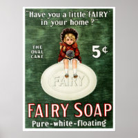 Vintage Fairy Soap Advertisement