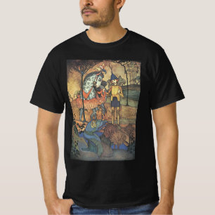 Vintage Fairy Tale, A Brave Knight and Dragon T-Shirt