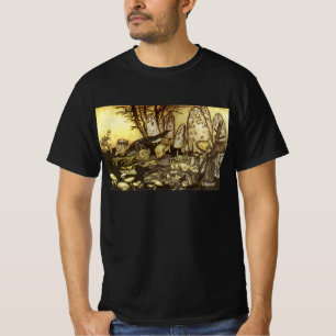 Vintage Fairy Tale, Band of Workmen by Rackham T-Shirt
