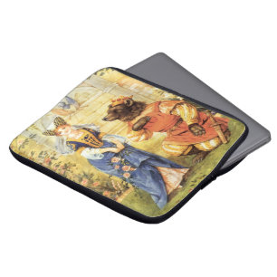 Vintage Fairy Tale, Beauty and the Beast Laptop Sleeve