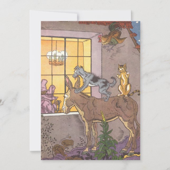 Vintage Fairy Tale, Bremen Town Musicians, Hauman (Front)
