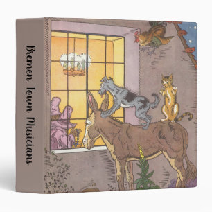 Vintage Fairy Tale, Bremen Town Musicians, Hauman Binder