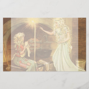 Vintage Fairy Tale, Cinderella and Fairy Godmother Stationery