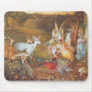 Vintage Fairy Tale, Enchanted Forest by Fitzgerald Mouse Pad