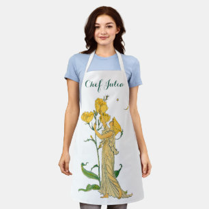 Vintage Fairy Tale, Evening Primrose, Walter Crane Apron