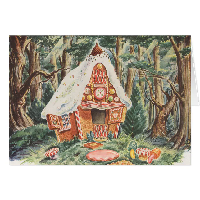 Vintage Fairy Tale, Hansel and Gretel Candy House | Zazzle