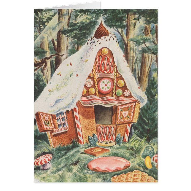 Vintage Fairy Tale, Hansel et Gretel Candy House (Devant)