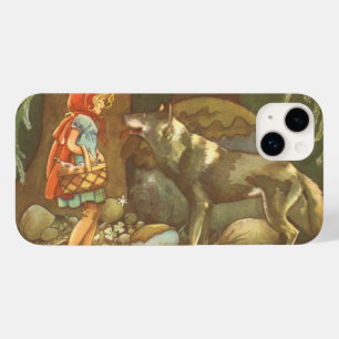 Vintage Fairy Tale, Little Red Riding Hood Case-Mate iPhone 14 Plus Case