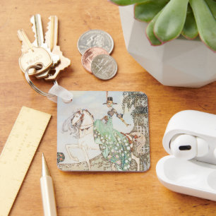 Vintage Fairy Tale, Princess Minette, Kay Nielsen Keychain