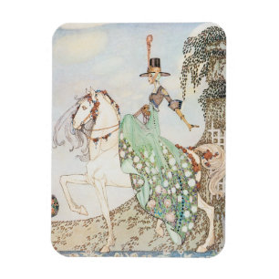 Vintage Fairy Tale, Princess Minette, Kay Nielsen Magnet