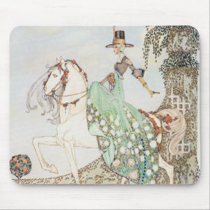 Vintage Fairy Tale, Princess Minette, Kay Nielsen Mouse Pad