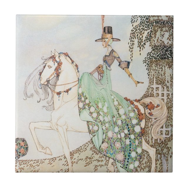 Vintage Fairy Tale, Princess Minette, Kay Nielsen Tile (Front)