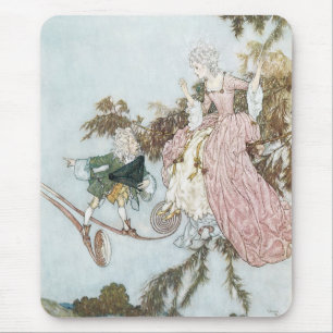 Vintage Fairy Tale Sleeping Beauty by Edmund Dulac Mouse Pad
