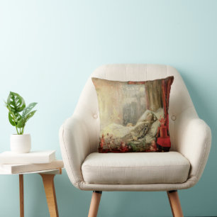 Vintage Fairy Tale, Stuff that Dreams Are Made of Throw Pillow