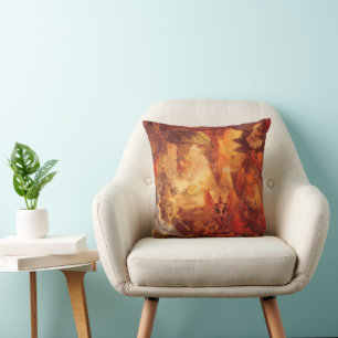 Vintage Fairy Tale The Captive Robin by Fitzgerald Throw Pillow