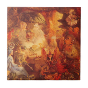 Vintage Fairy Tale The Captive Robin by Fitzgerald Tile