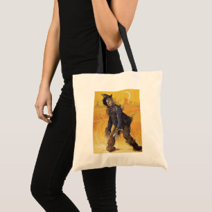 Vintage Fairy Tale, the Wizard of Oz Scarecrow Tote Bag