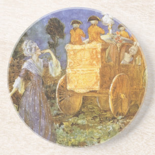 Vintage Fairy Tales Cinderella and Fairy Godmother Coaster