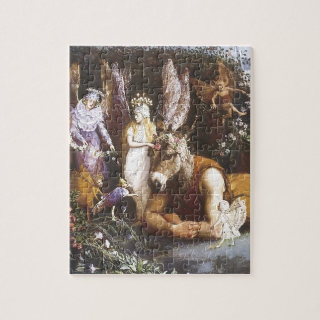 Vintage Fairy Titania and Bottom Jigsaw Puzzle (Vertical)