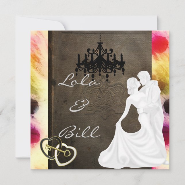 Vintage Fairytale Wedding  Invitation (Front)