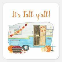 Vintage Fall Camper Trailer