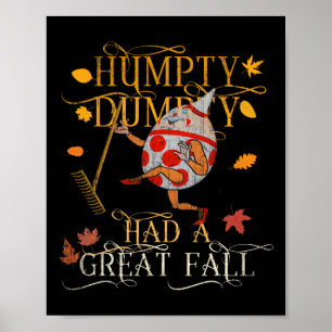 Vintage Fall Colours Humpty Dumpty Had A Great Fal Poster