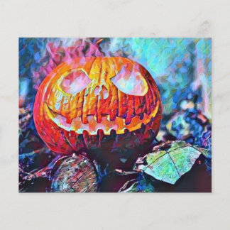 Vintage Fall pumpkins fall colours watercolor