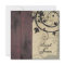 Vintage Fall Wedding Invitation Red Barn Board