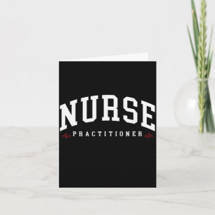 Vintage family nurse practitioner np nursing day card
