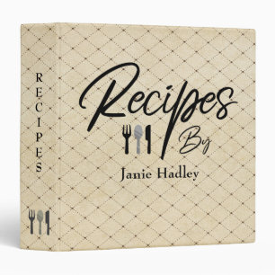 Vintage Family Recette Book 3 Ring Classeur