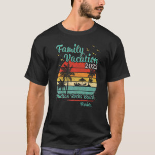 Vintage Family Vacation 2022 Florida Indian Rocks  T-Shirt