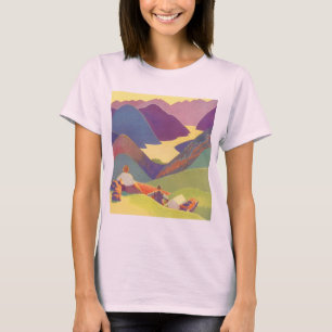Vintage Family Vacation, Picnic in the Mountains T-Shirt