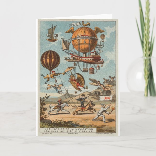 Vintage - Fantastic Flying Machines, Card (Front)