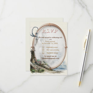 Vintage Fantasy Art RSVP Card