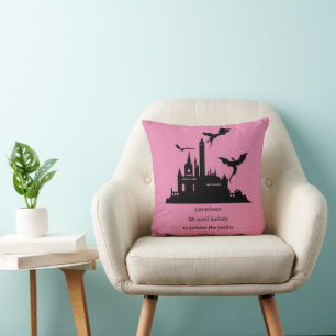 Vintage Fantasy  Dragon  Throw Pillow