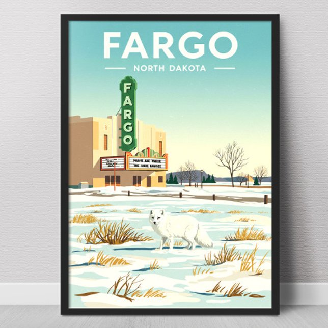 Vintage Fargo North Dakota Poster (Creator Uploaded)