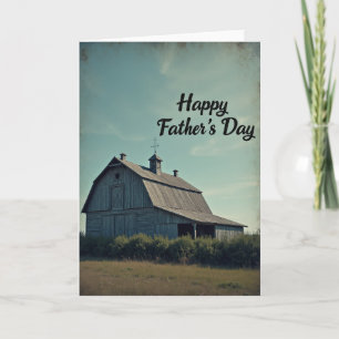 Vintage Farm Fathers Day Card