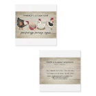 Vintage Farm Fresh Eggs Cute Chicken Farmhouse