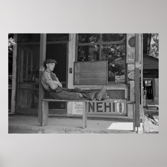 Vintage Farm Security Administration Print (Front)