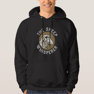 Vintage Farmer Clothing For Sheep Farmer Whisperer Hoodie