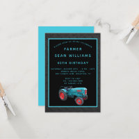 Vintage Farmer's 40th Birthday Party