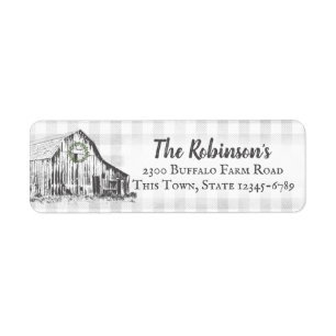 Vintage Farmhouse Christmas Plaid