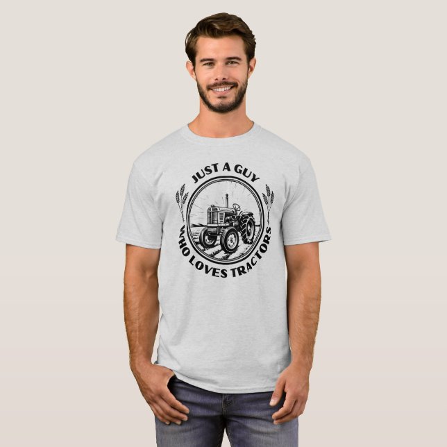Vintage Farming Graphic T-Shirt (Front Full)
