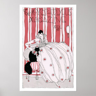 Vintage Fashion Advertising Poster or Print